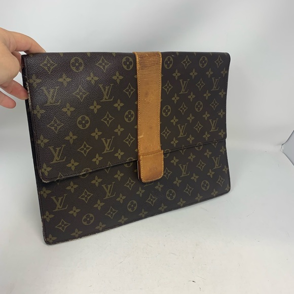 Louis Vuitton Other - Louis Vuitton LV Brief Case Browns Monogram VINTAGE